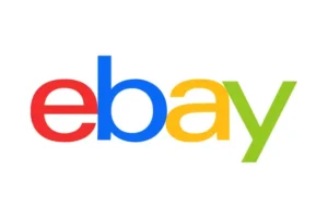 The eBay logo for the Head of Visual Comms & Merchandising position based in San Jose, California.